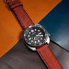 Emery Signature Pueblo Leather Strap in Bordeaux (18mm)