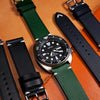 Emery Vintage Buttero Leather Strap in Green (19mm)