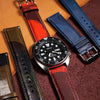 Emery Classic LPA Camo Leather Strap in Red Camo (21mm)