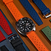 Tropic FKM Rubber Strap in Orange (22mm)