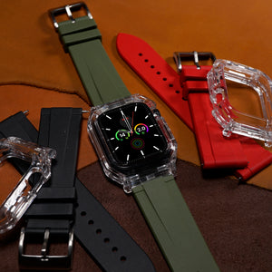 Apple Watch Rubber Mod Kit in Olive