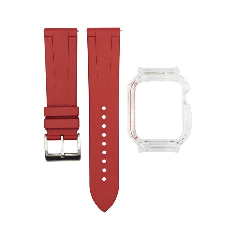 Apple Watch Rubber Mod Kit in Red