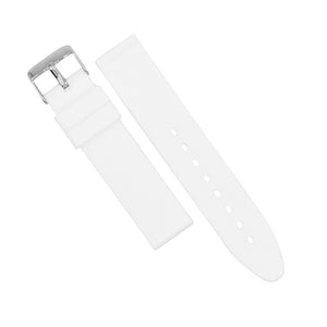 Basic Rubber Strap in White (18mm)