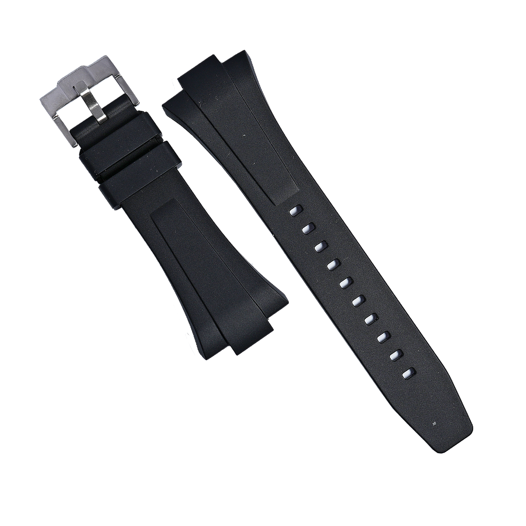 Flex Rubber Strap in Black for Tissot PRX