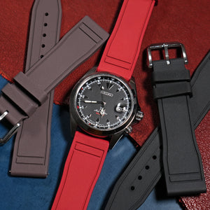 Pilot FKM Rubber Strap in Red