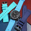 Pilot FKM Rubber Strap in Blue