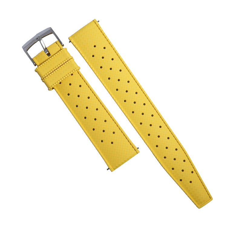 Tropic FKM Rubber Strap in Yellow