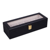 Wooden Watch Box in Black (6 Watch Slots)