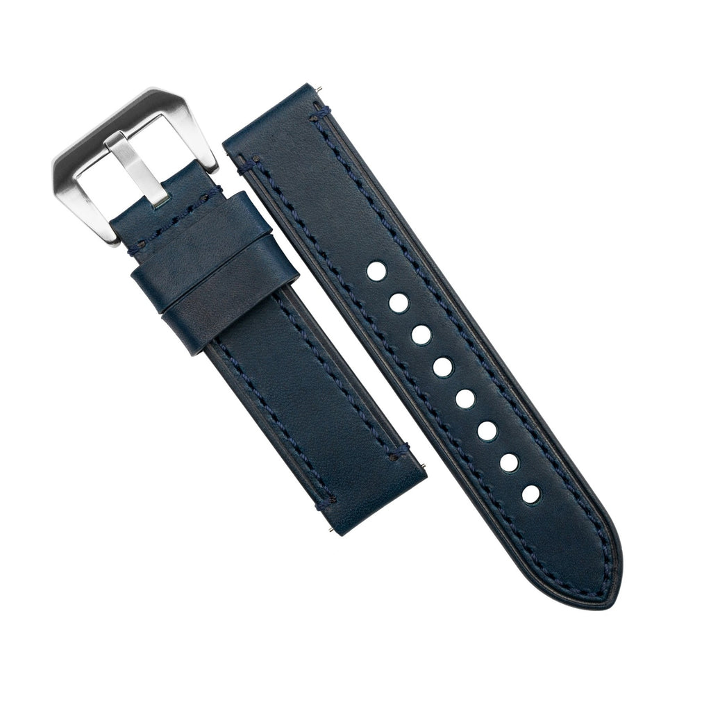 N2W Ammo Horween Leather Strap in Dublin Navy (22mm)