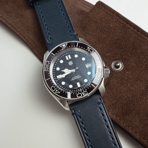 N2W Ammo Horween Leather Strap in Dublin Navy (22mm)