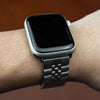 Apple Watch Jubilee Metal Strap in Black (42, 44, 45, 49mm)