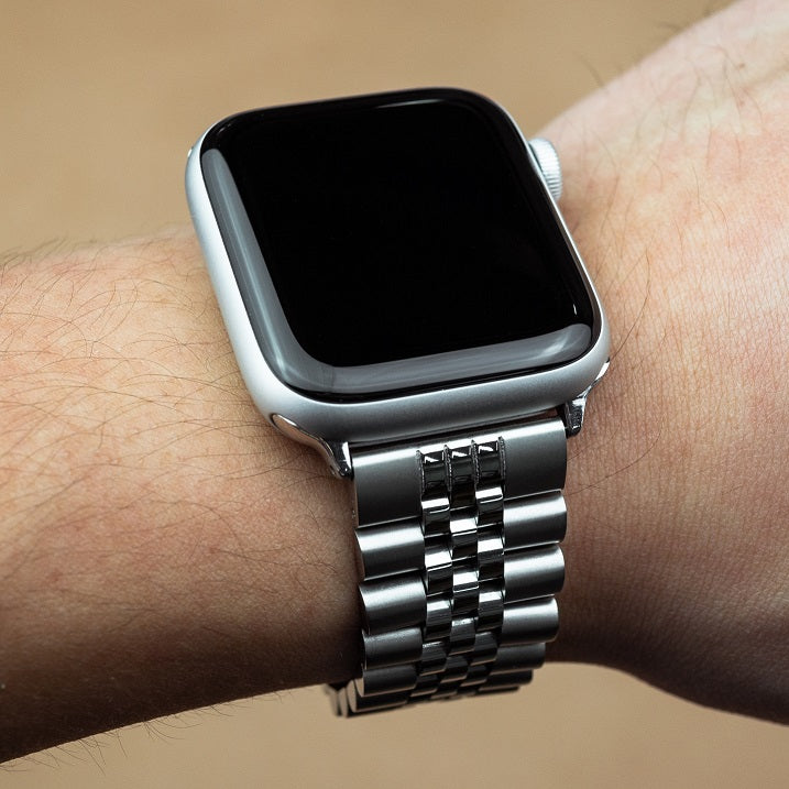 Apple Watch Jubilee Metal Strap in Silver (38, 40, 41mm)