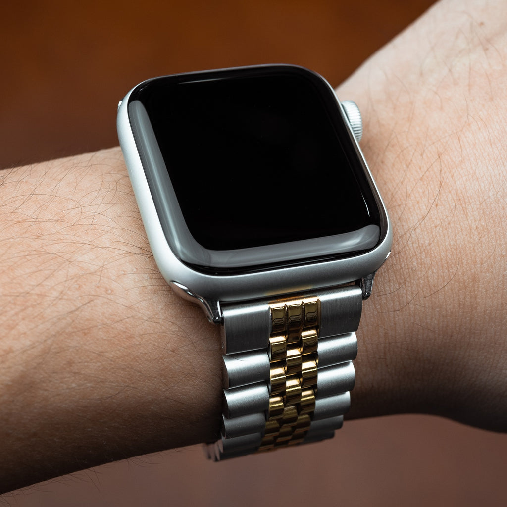 Apple Watch Jubilee Metal Strap in Silver and Yellow Gold (38, 40, 41mm)