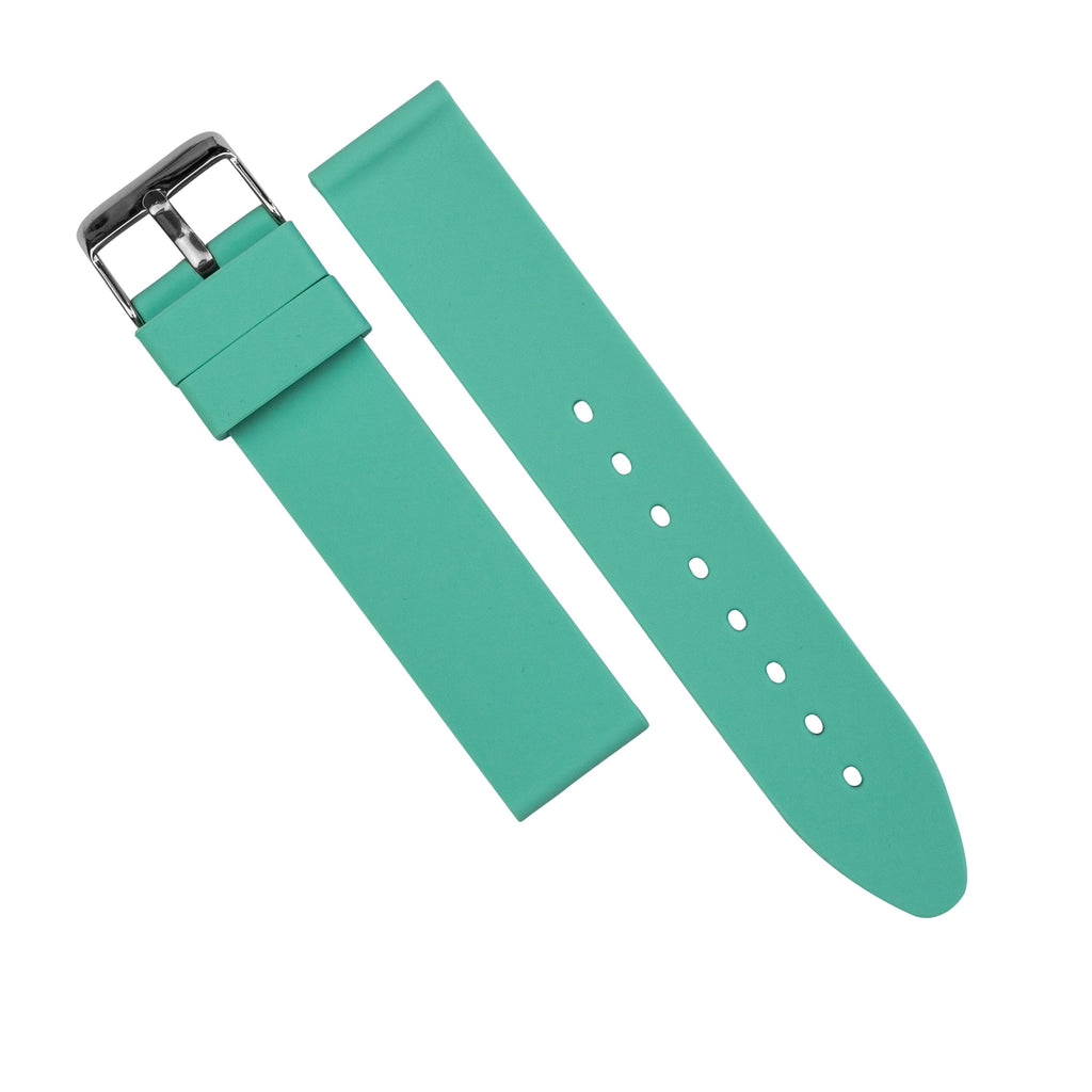 Basic Rubber Strap in Turquoise (18mm)
