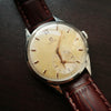 Genuine Croc Pattern Stitched Leather Watch Strap in Brown w/ Silver Buckle (24mm)