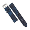 Emery Classic LPA Camo Leather Strap in Blue Camo (18mm)