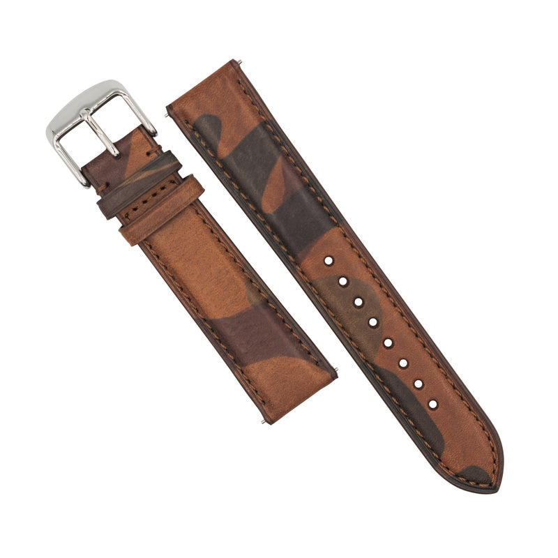 Emery Classic LPA Camo Leather Strap in Sand Camo (22mm)