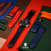 FKM Rubber Strap in Navy (19mm)