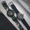 Heavy Duty Zulu Strap in Digital Camo with PVD Black Buckle (22mm)