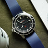 FKM Rubber Strap in Navy (20mm)