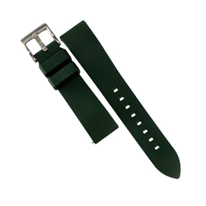 FKM Rubber Strap in Green (22mm)