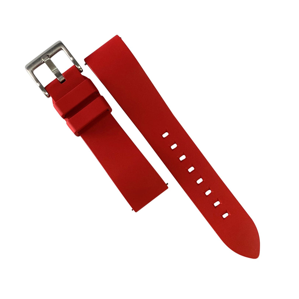 FKM Rubber Strap in Red (20mm)