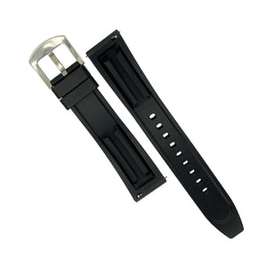 Flex Rubber Strap in Black (22mm)