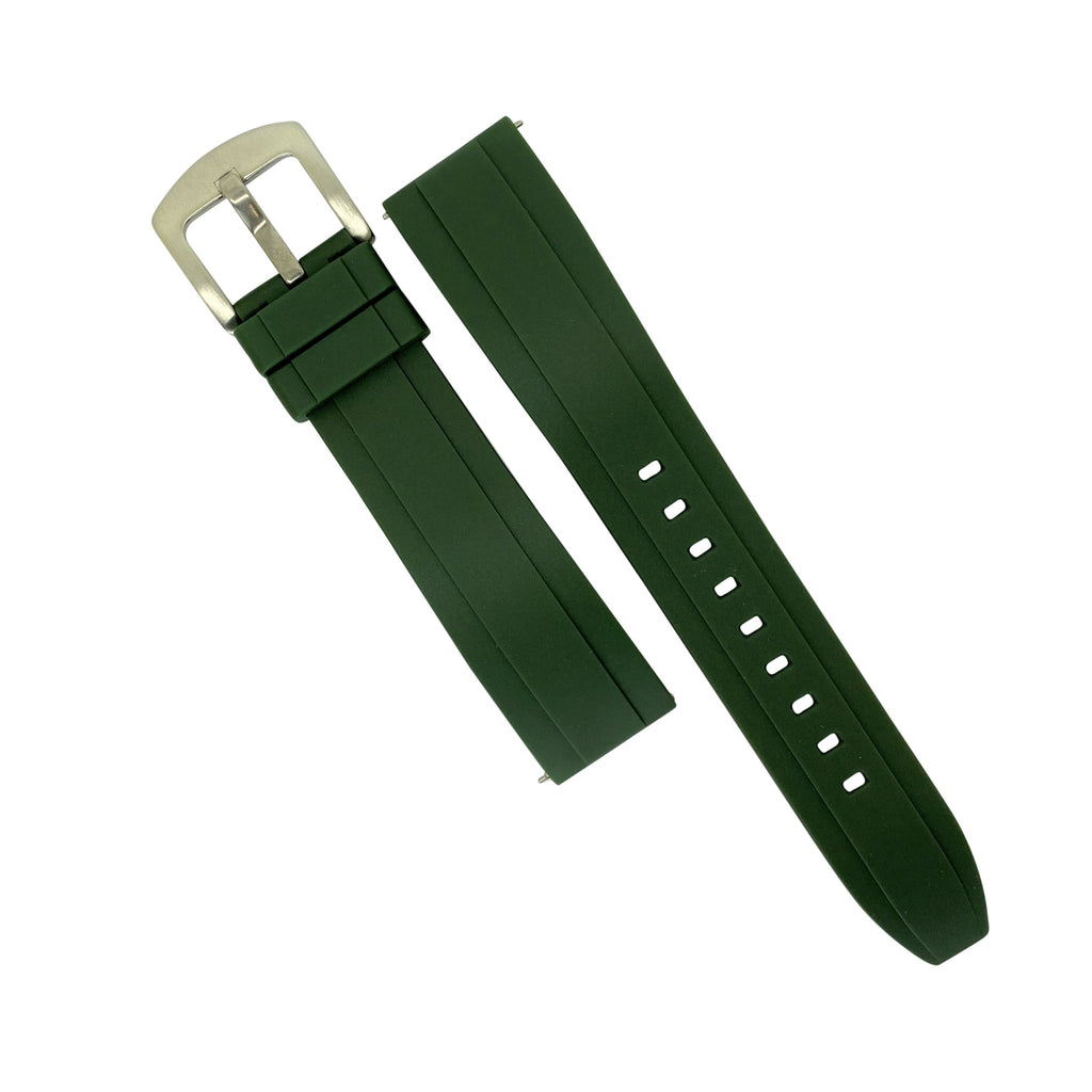 Flex Rubber Strap in Green (20mm)