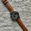 N2W Classic Horween Leather Strap in Chromexcel® Tan with Silver Buckle (18mm)