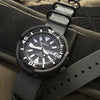 Heavy Duty Zulu Strap in Grey with PVD Black Buckle (22mm)