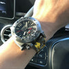 V3 Silicone Strap in Yellow Camo with Pre-V Silver Buckle (22mm)