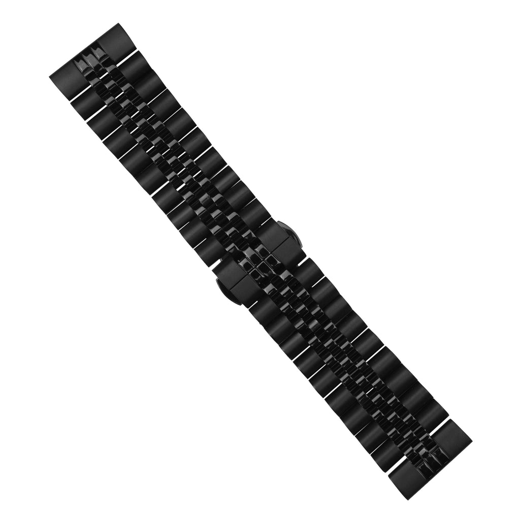 Jubilee Metal Strap in Black (22mm)