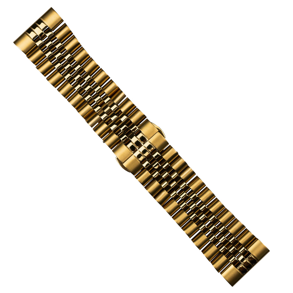 Jubilee Metal Strap in Yellow Gold (22mm)