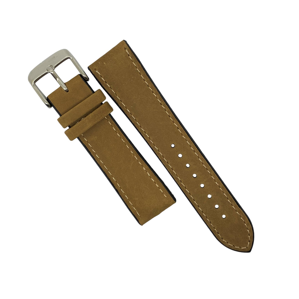 Performax Matt Leather Hybrid Strap in Tan (22mm)