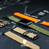 Apple Watch Nylon Zulu Strap in Black with Black Buckle (38, 40, 41mm)