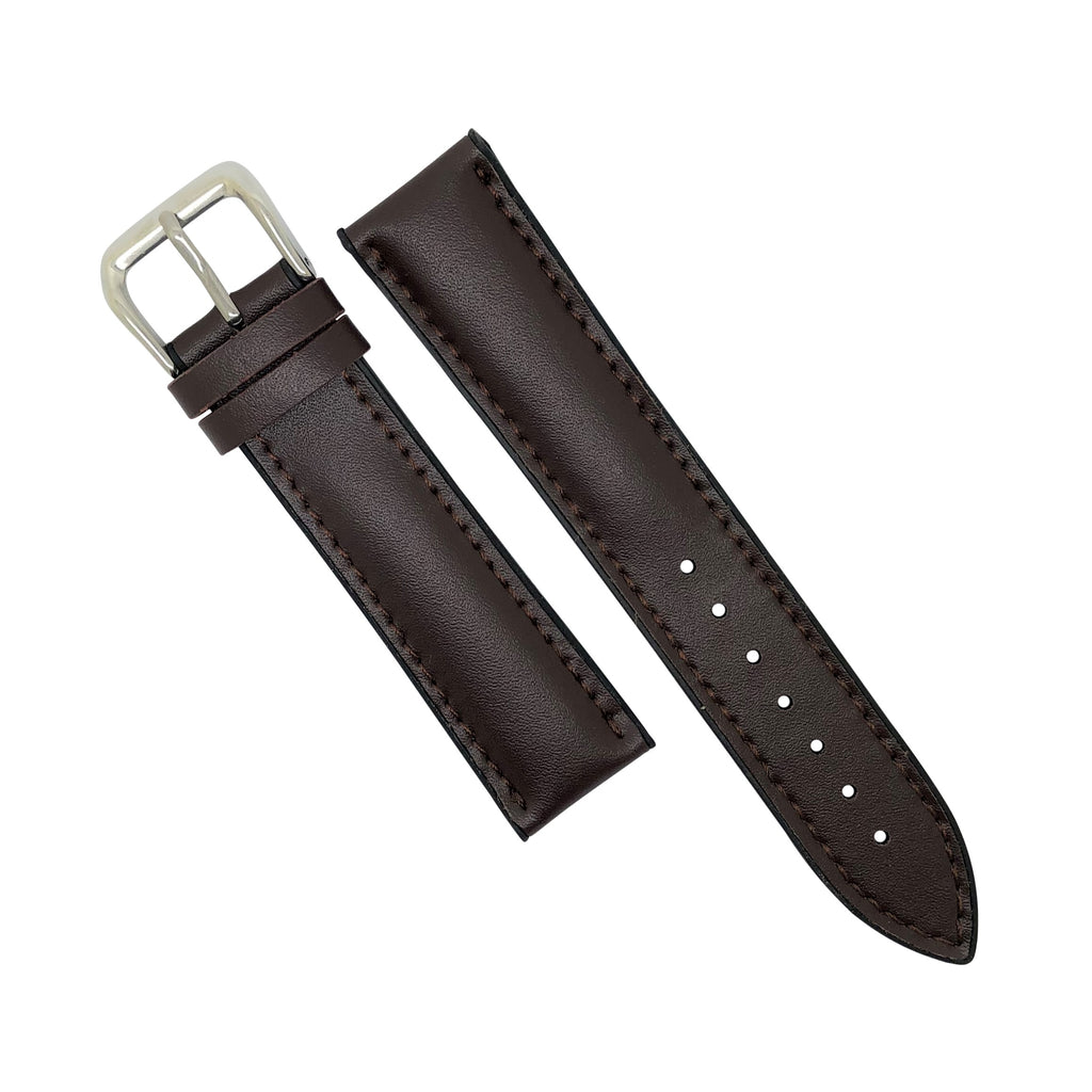 Performax Classic Leather Hybrid Strap in Brown (18mm)