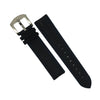 Performax N1 Hybrid Strap in Black with Blue stitching w/ Silver Buckle (22mm)