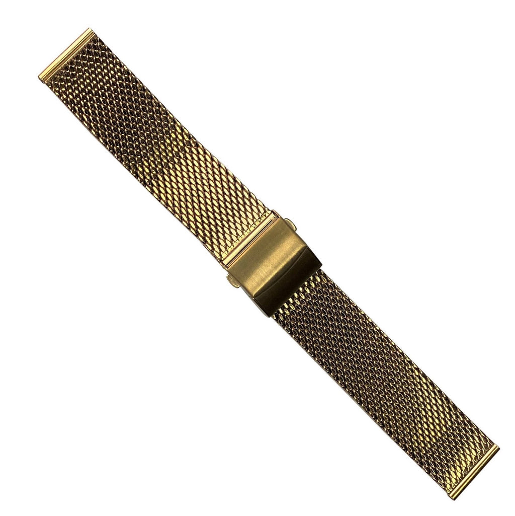 Premium Milanese Mesh Watch Strap in Rose Gold (20mm)