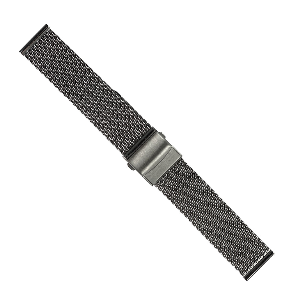 Premium Milanese Mesh Watch Strap in Silver (20mm)