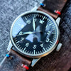 Premium Vintage Oil Waxed Leather Watch Strap in Brown - Pepsi (20mm)