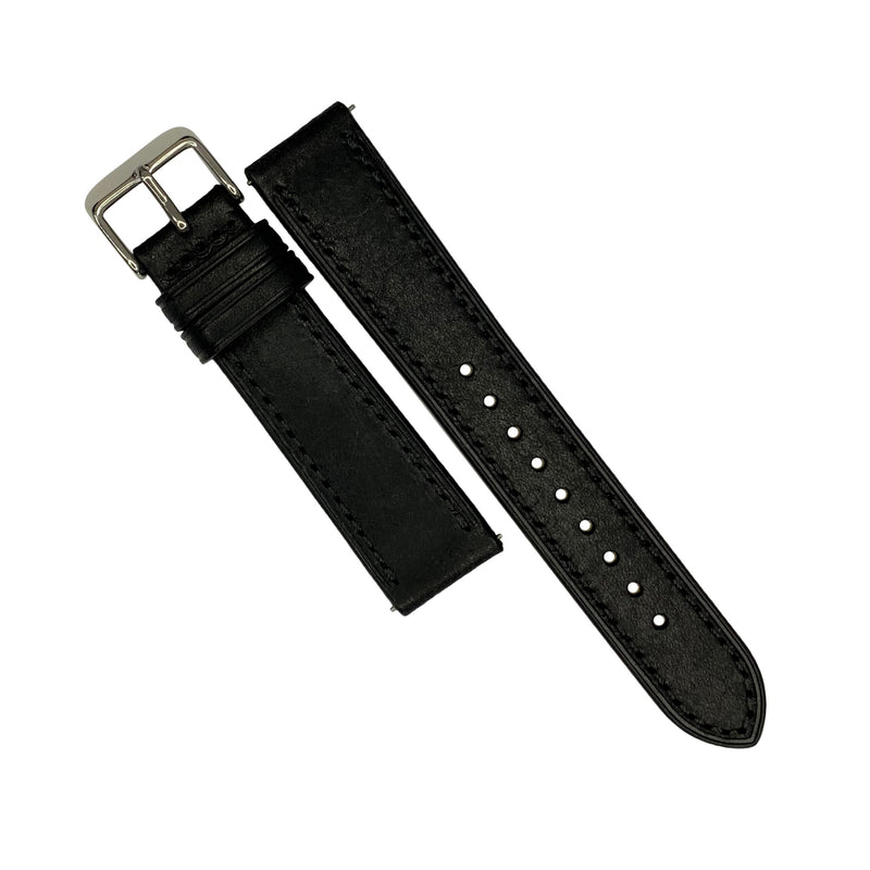 Emery Signature Pueblo Leather Strap in Black (20mm)