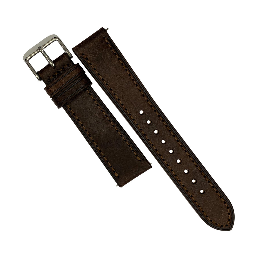 Emery Signature Pueblo Leather Strap in Brown (18mm)