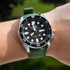 Tropic FKM Rubber Strap in Green (22mm)