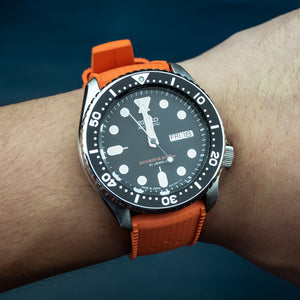 Tropic FKM Rubber Strap in Orange (20mm)