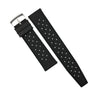 Tropic FKM Rubber Strap in Black (22mm)