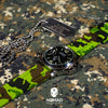 V3 Rubber Strap in Green Camo with Pre-V PVD Black Buckle (24mm)