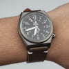 Emery Vintage Buttero Leather Strap in Brown (22mm)