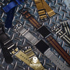 Apple Watch Seat Belt Nylon Nato Strap in Black Green Red (James Bond) with Black Buckle (38, 40, 41mm)