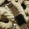 Apple Watch Leather Strap in Brown with Silver Buckle - Single Tour (38, 40, 41mm)