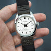 Field Canvas Watch Strap in Black with Silver Buckle (18mm)